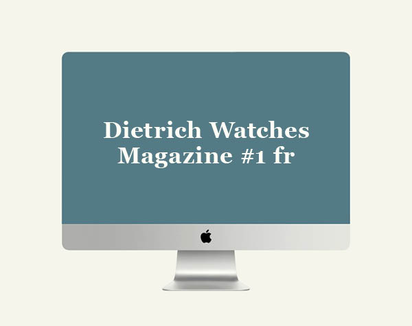 Gilles Valette, N+V:DIETRICH WATCHES
